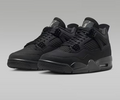 Jordan Black Cat Air 4 Lace-Up Closure, Cushioned EVA Insole & Durable Rubber Outsole, Versatile for Casual Attire, Sneakers for Men, Sneakers for Men High Quality, Sneakers for Men Fashion FV5029-010