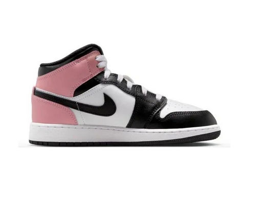 Air Jordan 1 Mid White/Black/Rust Size 7 Sneakers SKU DQ8423-100